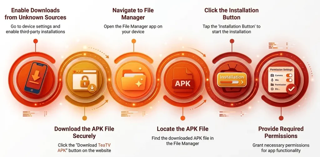 Teatv Apk Infographics